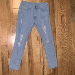 Shein Light Wash Jeans